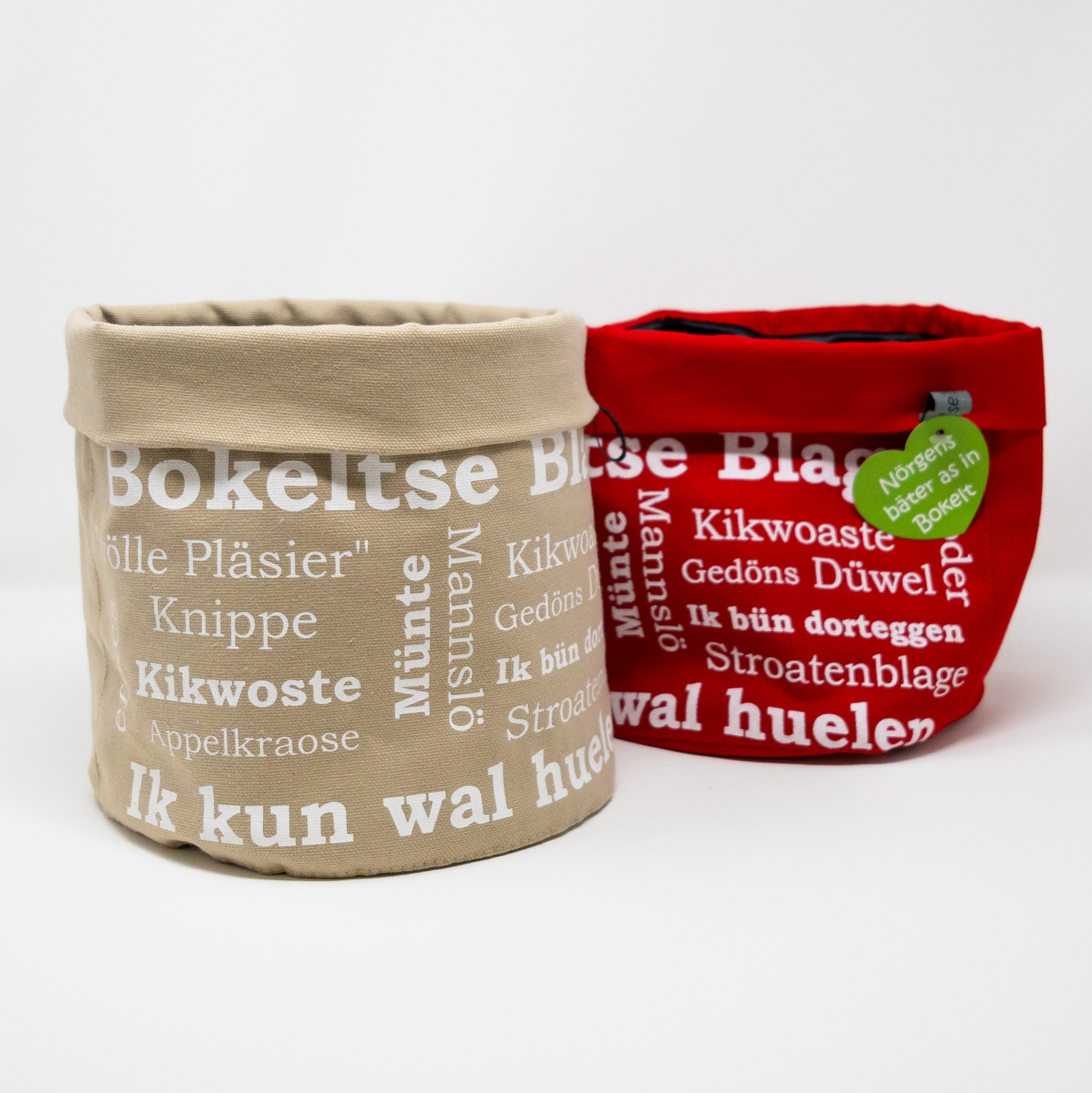 Utensilo/Stoffkörbchen "Bokeltse Blage"