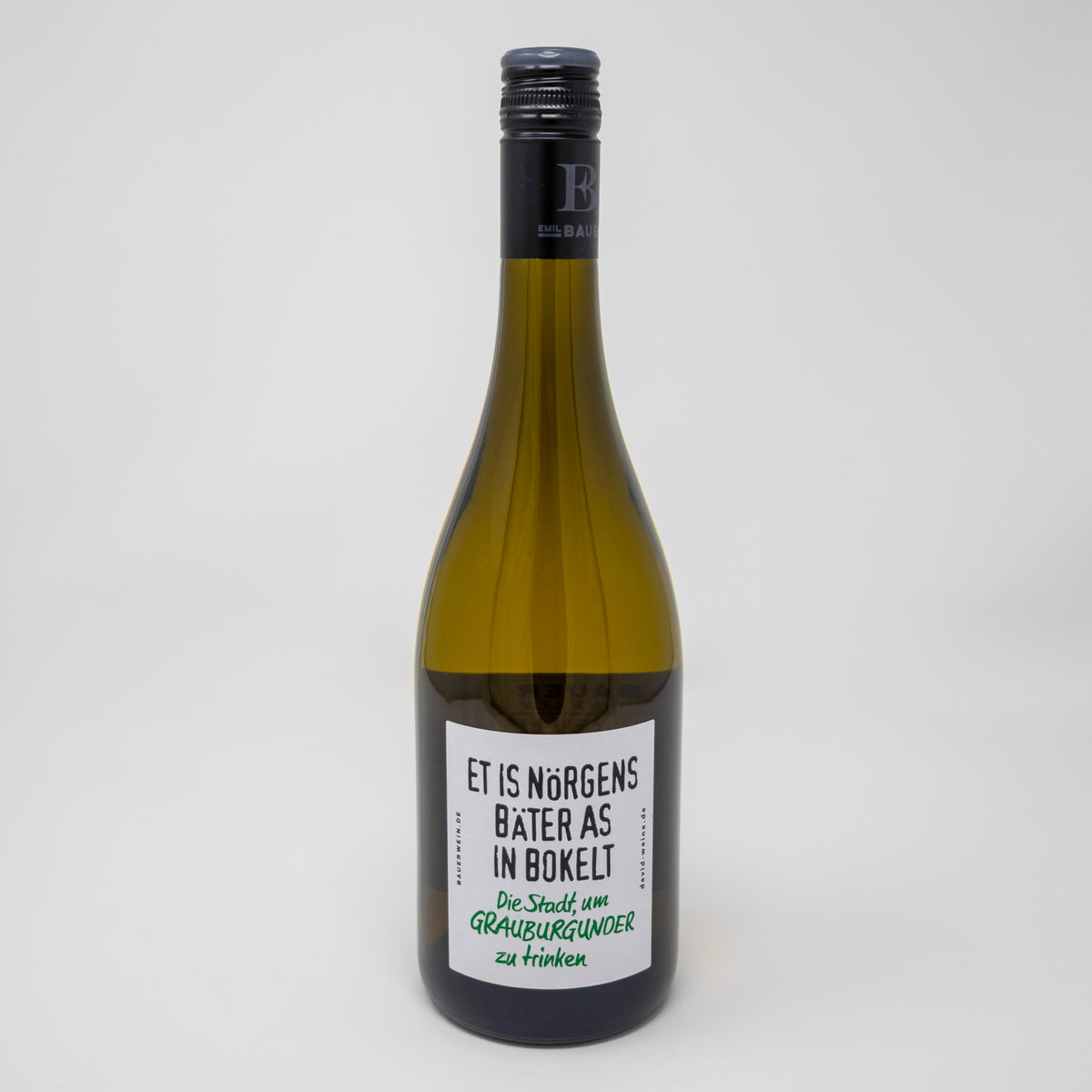 Grauburgunder Wein "Nörgens Bäter as in Bokelt"