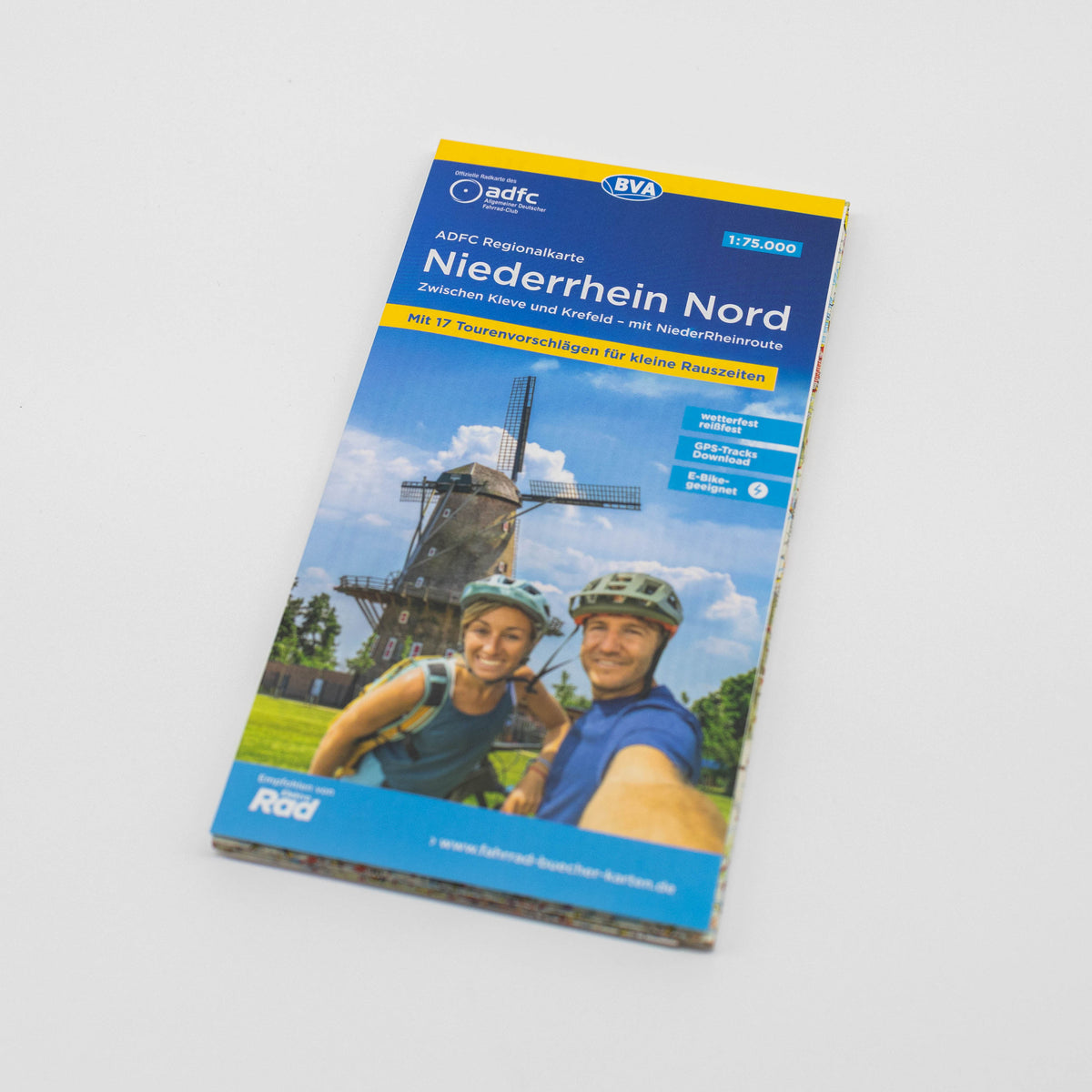 Radwanderkarte: Niederrhein Nord BVA