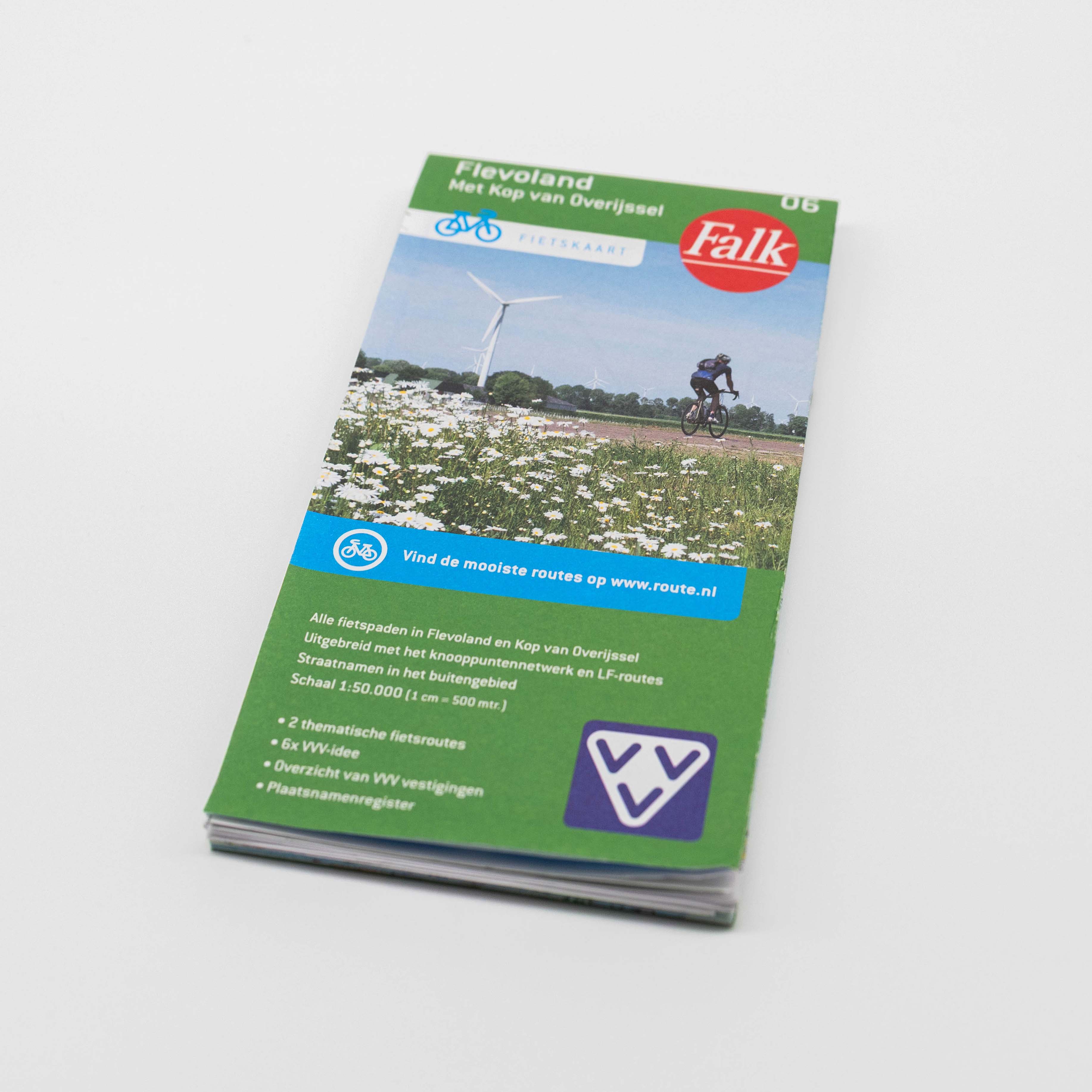 Radwanderkarte: Flevoland 06, Falk