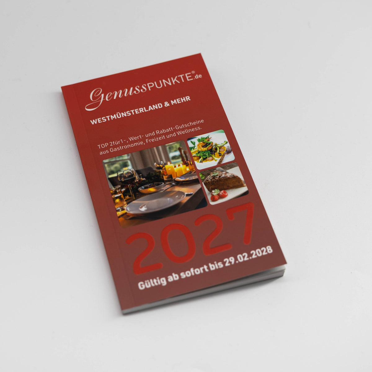 Gutscheinbuch "Genusspunkte Westmünsterland 2027"