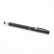 Stift: Rollerball aus Metall in schwarz mit Bocholt-Schriftzug