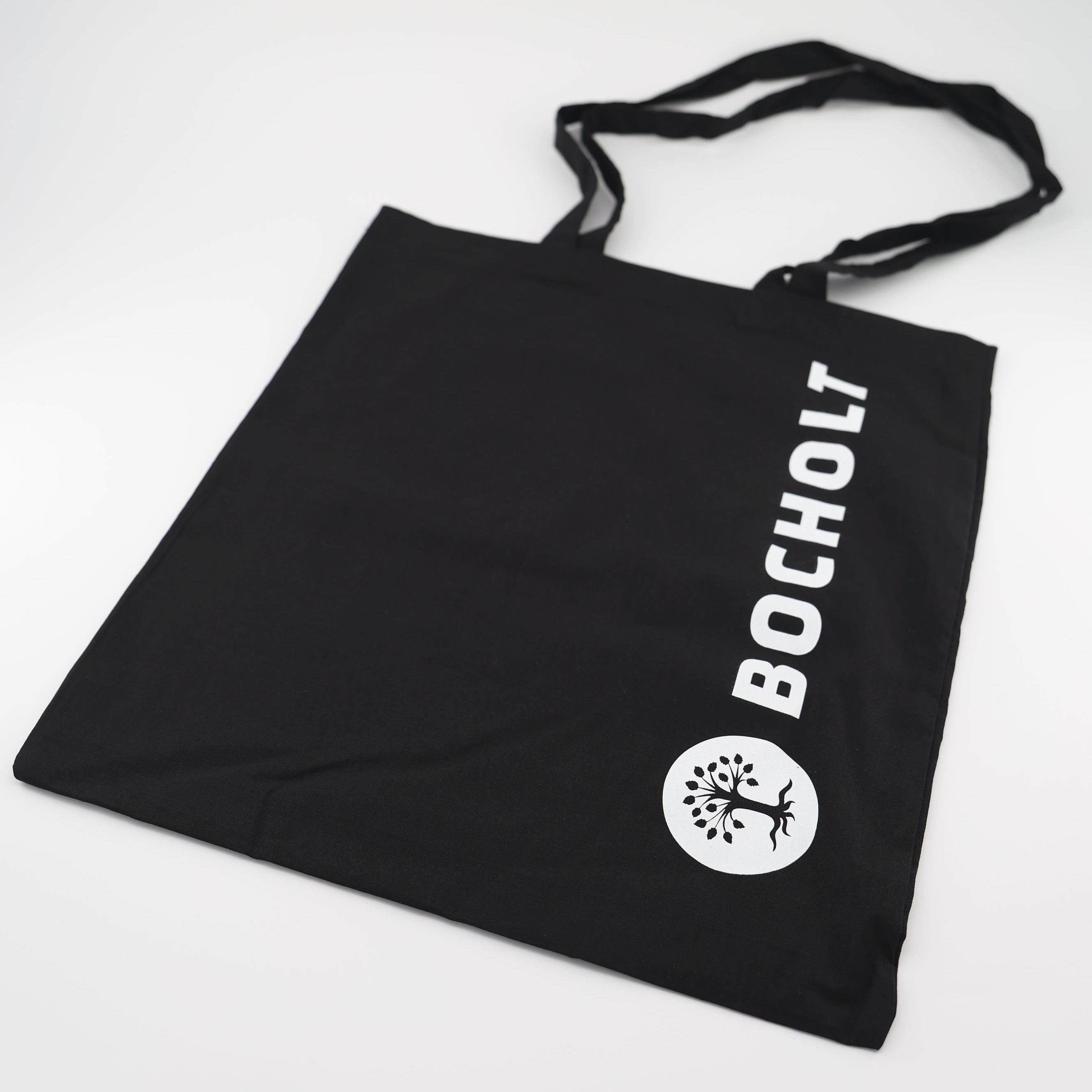 Baumwolltasche schwarz mit Bocholt-Schriftzug